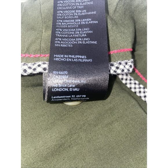 Maeve By Anthropologie Shorts Womens 31 The Colette Army Green - Picture 9 of 9